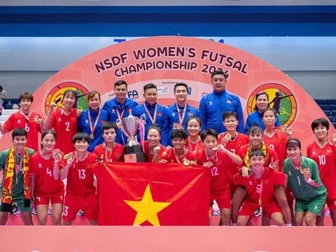 Nữ Futsal Việt Nam vô địch, PPHN giữ ngôi đầu giải U19