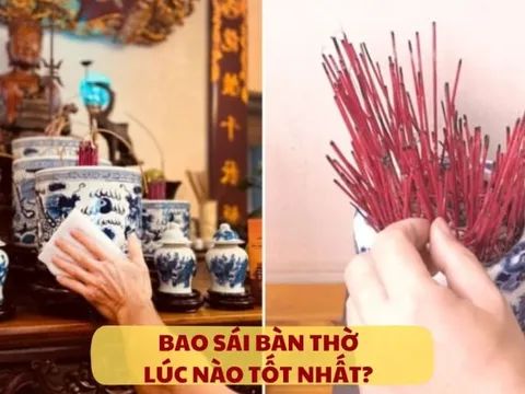 Bao sái bát hương trước hay sau lễ cúng ông Công ông Táo là tốt nhất?