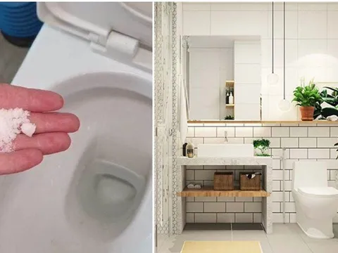 Đặt 1 nắm muối trong phòng tắm có công dụng gì mà ai cũng thích?