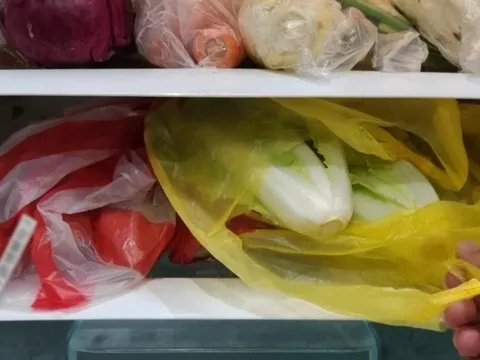 Cho rau củ đựng trong túi nylon vào tủ lạnh có hại như thế nào?