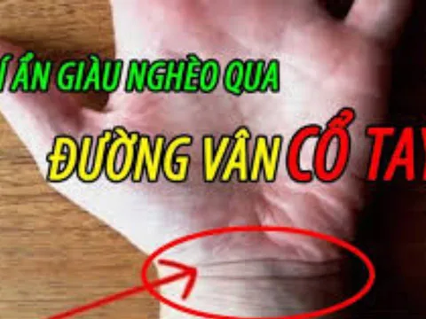 Chỉ 3 giầy nhìn đường vân cổ tay biết ngay vận mệnh sang giàu hay nghèo khó