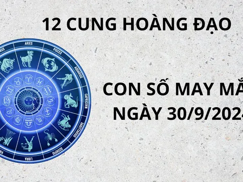 Tử vi 12 cung hoàng đạo ngày 30/9, chọn số may mắn số đẹp rước tài hút lộc cho các cung hoàng đạo