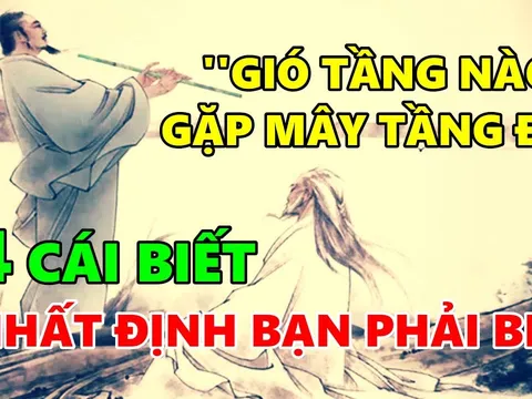 Người xưa có câu "gió tầng nào gặp mây tầng đó", điều này có nghĩa là gì?