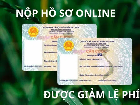 Tin vui mới: Trong năm 2025, công dân làm căn cước thông qua nộp hồ sơ online sẽ được giảm 50% lệ phí