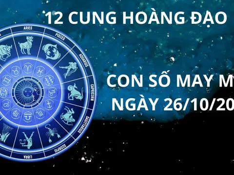 Tử vi ngày 26/10, con số may mắn vượng tài phát lộc cho 12 cung hoàng đạo đổi đời giàu có