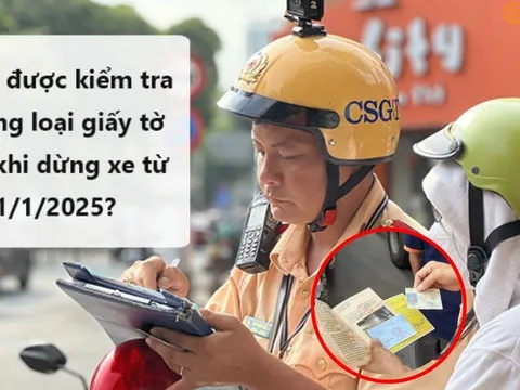 Kể từ 2025, mang đầy đủ 4 loại giấy tờ này khi lái xe không lo bị CSGT phạt