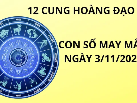 Tử vi ngày 3/11, con số may mắn giúp 12 chòm sao vượt khó thành công, chạm tới giàu sang hạnh phúc