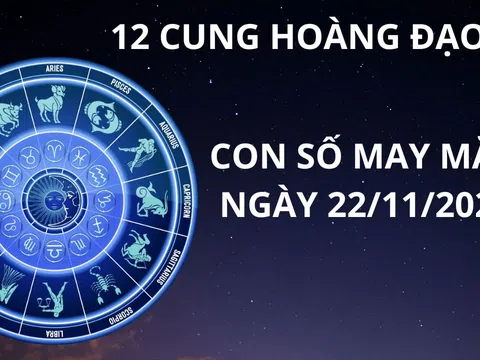 Tử vi ngày 22/11, con số may mắn cho 12 chòm sao nhận ơn trên đón cơn mưa vàng tài lộc