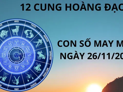 Tử vi ngày 26/11, con số may mắn quý nhân tặng cho 12 chòm sao, ai biết nắm giữ thì đổi đời giàu có