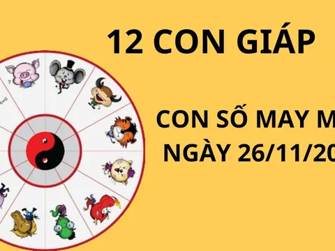 Tử vi ngày 26/11, con số may mắn cho 12 con giáp nhận lộc trời ban, giàu sau một đêm