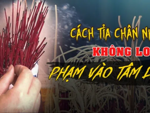 Hướng dẫn cách rút bớt chân hương và vệ sinh bàn thờ, thu hút tài lộc vào nhà