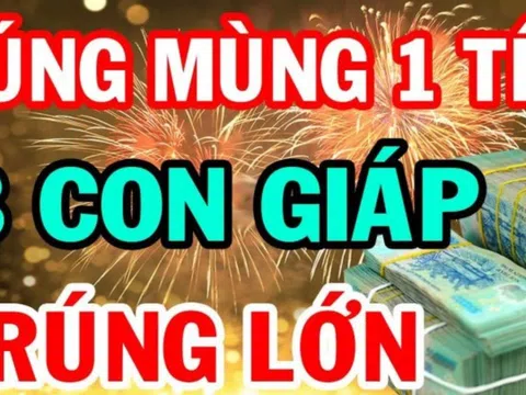 Sau đêm nay đến mùng 1 Tết Ất Tỵ 2025: 3 tuổi Phát Tài Phát Lộc, số 2 tiền nhiều như nước