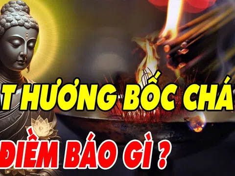 Cháy bát hương là điềm báo gì?