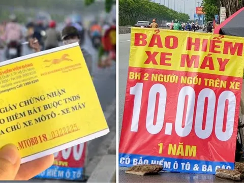 Bảo hiểm xe máy 10 nghìn và bảo hiểm xe máy 60 nghìn có khác gì nhau, mua loại nào không bị CSGT phạt?