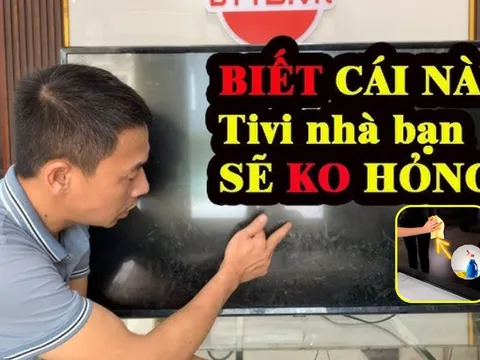 Lau màn hình tivi dùng giấy ăn hay khăn ẩm, sai bét: Dùng thứ này sạch bóng không bám bụi