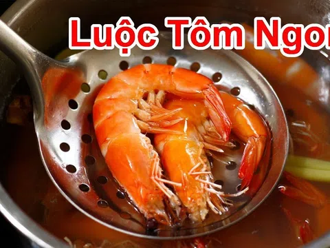 Thêm vài giọt này vào nồi, tôm luộc lên màu đỏ au, ngọt thịt, hết tanh