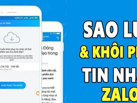 Cách khôi phục tin nhắn đã xóa trên zalo: Nắm lấy để dùng khi cần thiết