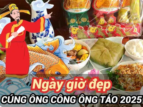 Chọn ngày giờ đẹp cúng ông Công ông Táo, cả năm hanh thông viên mãn