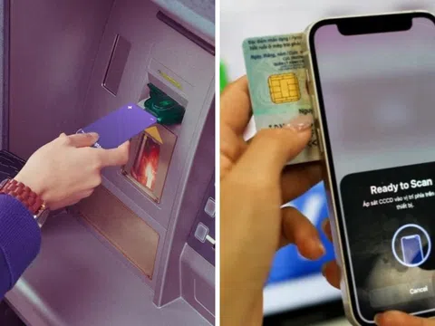 Duy nhất một trường hợp có thể rút tiền tại ATM nếu chưa xác thực sinh trắc học từ tháng 1/2025