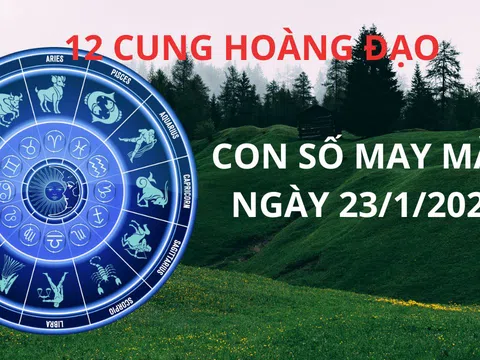 Tử vi ngày 23/1 con số may mắn mang cơn mưa vàng tài lộc tới 12 cung hoàng đạo giúp đổi đời giàu có