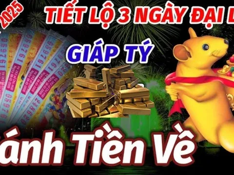 3 ngày tới (23- 25/1/2025), 3 tuổi tay trái vơ bạc, tay phải ôm vàng