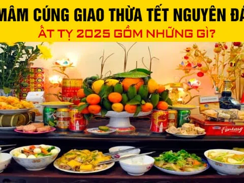 Mâm cúng giao thừa Tết Nguyên đán Ất Tỵ 2025 gồm những gì?