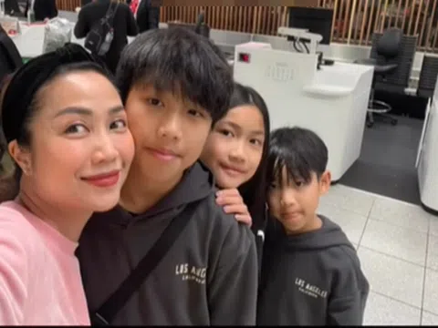 Sau 3 tháng sang Úc, Ốc Thanh Vân đưa các con về Việt Nam