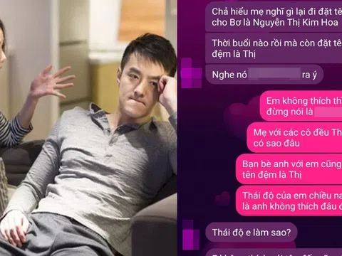 Bà nội tự ý đặt tên cho cháu, vợ chồng trẻ lục đục vì một chữ “Thị”, dân mạng tranh cãi kịch liệt