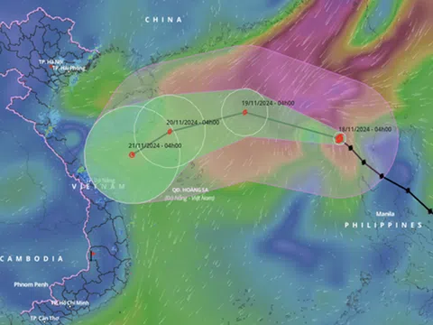 Bão Manyi đã vào Biển Đông, diễn biến khó lường