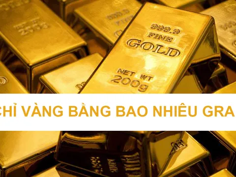 Tìm hiểu trọng lượng vàng: 1 chỉ vàng tương đương bao nhiêu gram?