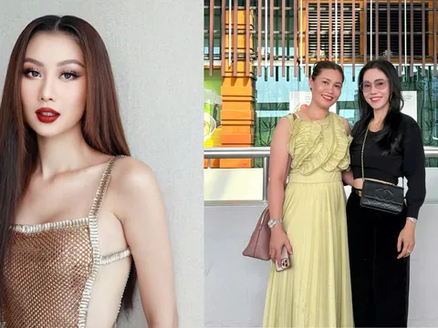 Mẹ ruột Hoa hậu Quế Anh lần đầu sang Thái Lan cổ vũ cho con gái thi chung kết Miss Grand International 2024