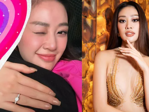 Hoa hậu Khánh Vân khoe nhẫn cầu hôn, nhưng che mặt chồng sắp cưới