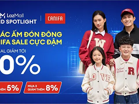 Canifa chào đông với chương trình khuyến mãi lớn: khoác ấm đón đông - Canifa sale cực đậm trên Lazada