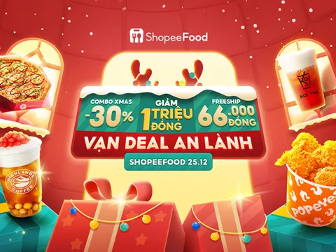 ‘Dresscode’ Giáng sinh đẹp mê của 5 thương hiệu F&B trên ShopeeFood