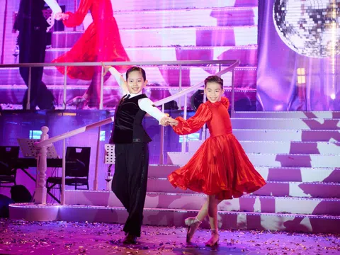 Con trai 2 lần vô địch thế giới Dance Sport của Khánh Thi - Phan Hiển trổ tài tại tiệc của Lý Thùy Chang