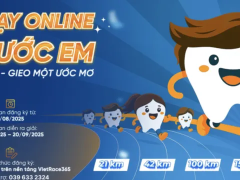 Giải chạy online Tiếp Bước Em – Chạy Một Bước, Gieo Một Ước Mơ: Khi hành trình chạy bộ trở thành nhịp cầu nhân văn