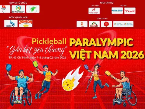 Giải Pickleball Paralympic Việt Nam 2026: Thể thao hòa nhập và khát vọng vươn lên của người khuyết tật