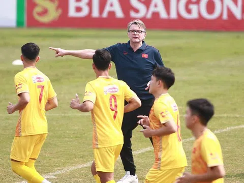 U23 Việt Nam báo tin vui cho HLV Philippe Troussier trước Doha Cup