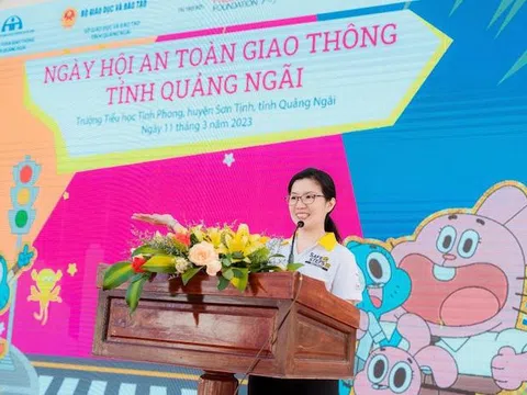 PRUDENTIAL VIỆT NAM TỔ CHỨC NGÀY HỘI AN TOÀN GIAO THÔNG TẠI TỈNH QUẢNG NGÃI