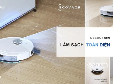 Robot hút bụi N10-Tích hợp nhiều công nghệ thông minh, giá tầm trung, chất lượng tầm cao