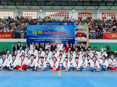 Taekwondo TP.HCM lập kỷ lục về số lượng võ sinh tham gia một kỳ thi thăng đẳng