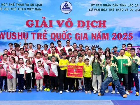 TP.HCM xếp hạng ba toàn đoàn tại Giải Vô địch Wushu trẻ Quốc gia 2025