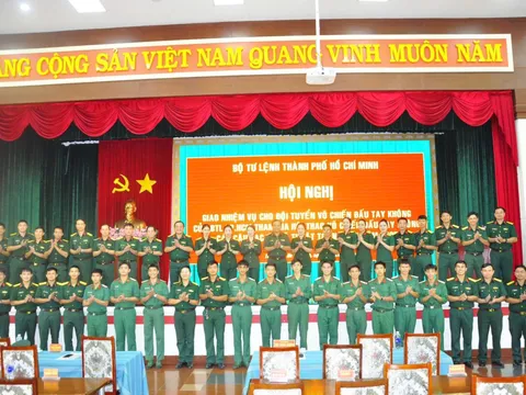 Đội tuyển Bộ Tư lệnh TP.HCM sẵn sàng chinh phục Hội thao võ chiến đấu tay không Toàn quân 2025