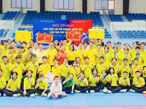 Karate TP.HCM giành Nhất toàn đoàn tại Giải Vô địch các CLB Karate Quốc gia lần thứ XXV: Thành quả của một tập thể bền bỉ và tận tâm