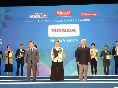 Honda Việt Nam vinh dự nhận giải thưởng Rồng Vàng năm 2024