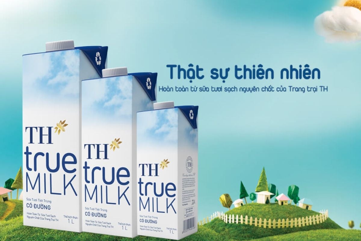 TH True Milk là nhãn hàng tiên phong trong lĩnh vực sữa tươi sạch tại Việt Nam