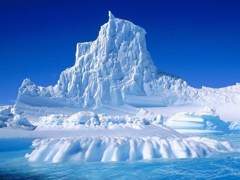 Nam Cực là nơi có lượng băng lớn nhất trên thế giới
