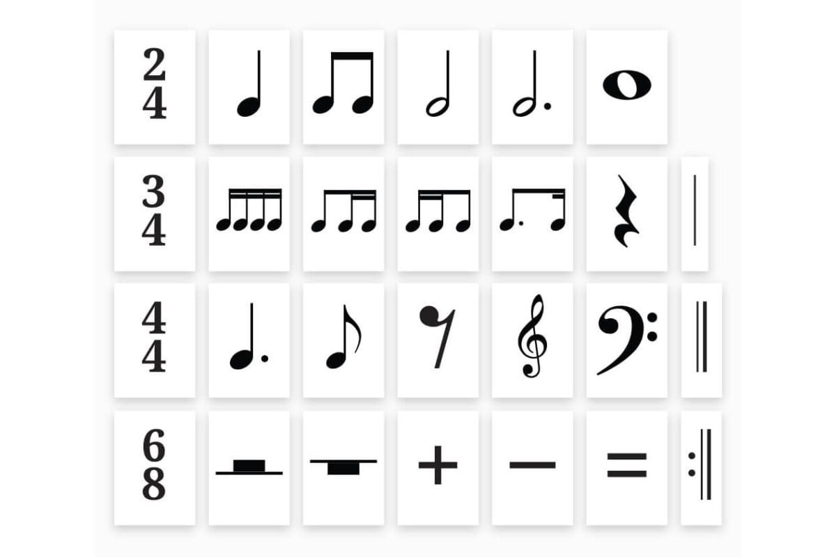 Có hai loại nhịp chính để hình thành một bản nhạc là nhịp đơn và nhịp kép
