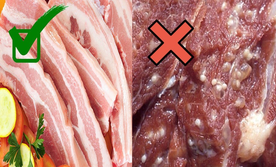 Bạn nên lựa chọn phần thịt không bị nhão hay có mùi lạ