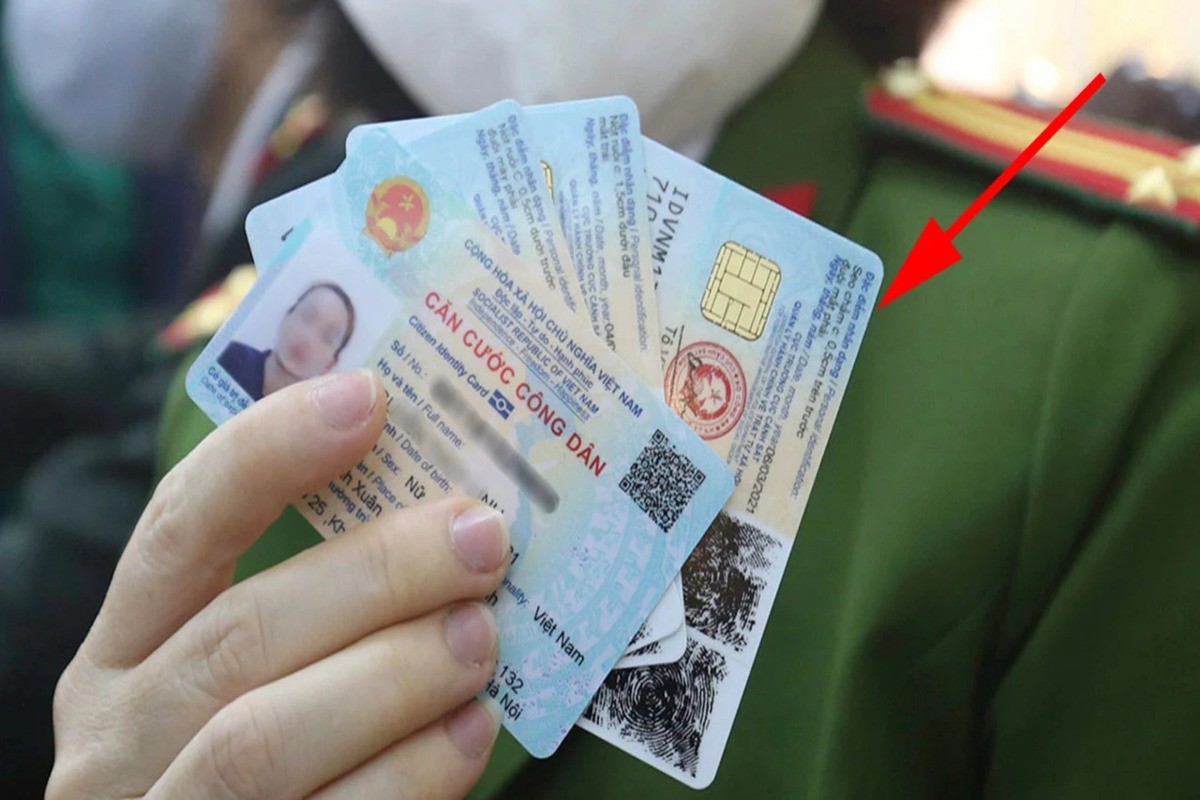 Thông tin chi tiết thể hiện trên thẻ Căn cước công dân